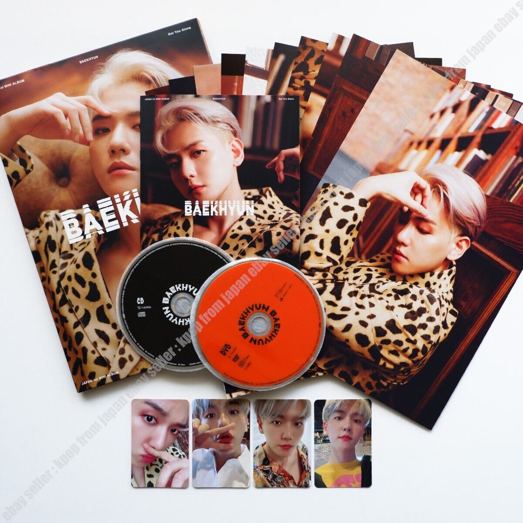 BAEKHYUN Get You Alone Ver. + 4 photocards set Addicted WHIPPIN’ Drown EXO