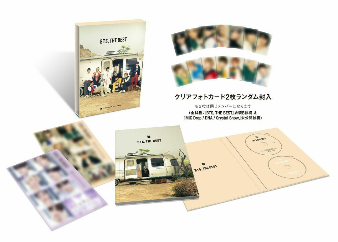 BTS BTS, THE BEST FC Edición Limitada Oficial 2CD + Libro de fotos A4 + 2tarjetas Fan 