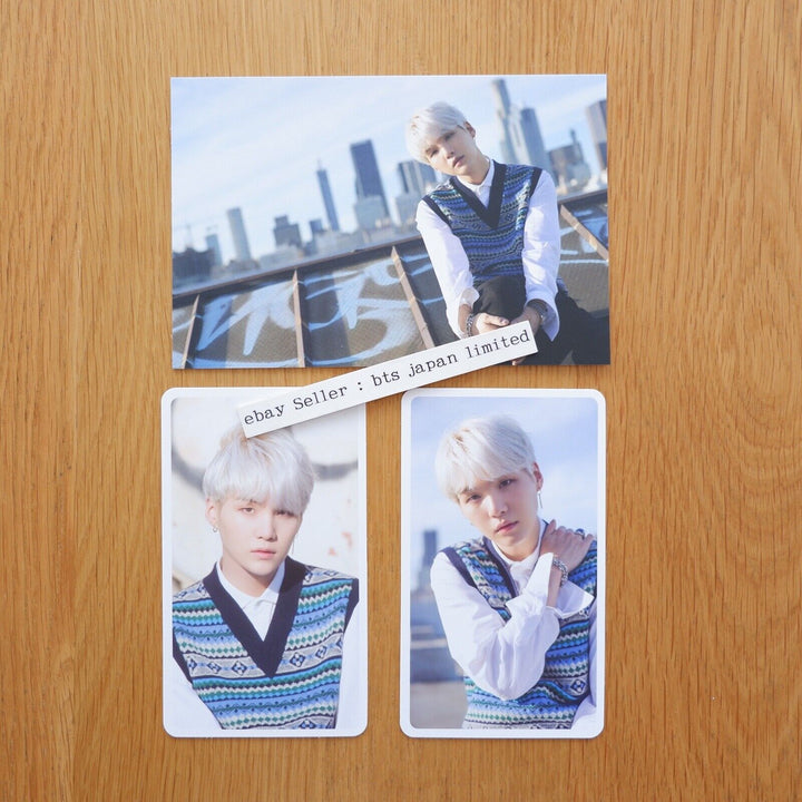 BTS SUGA Dicon DETRÁS DE ESCENA JAPÓN EDICIÓN Original 3 tarjetas SOLO PC 