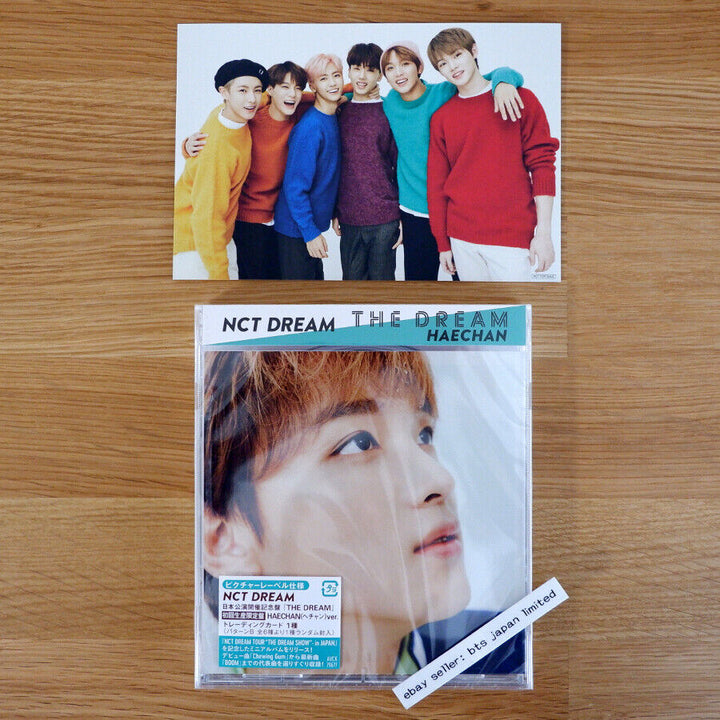 NCT DREAM THE DREAM HAECHAN ver Primera edición limitada CD + 1 tarjeta fotográfica aleatoria 