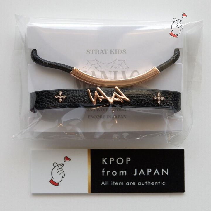 Conjunto de pulseras oficiales de Stray Kids sin abrir Felix MANIAC ENCORE en JAPÓN MD Stay 